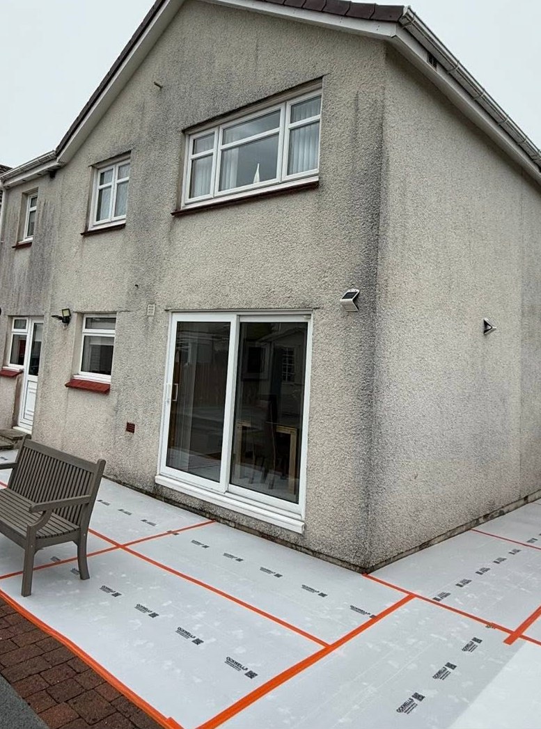 Property exterior before render